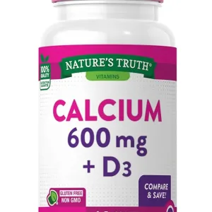 Calcium 600 mg plus Vitamin D3 - 60 Coated Caplets